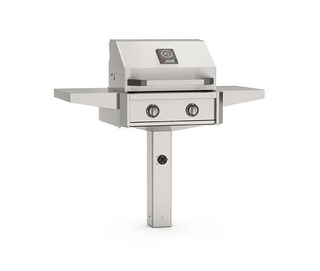 American Outdoor Grills by Fire Magic 24-Inch T Series In-Ground Post Mount Gas Grill | 2-Burner