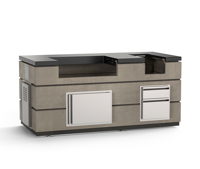 American Outdoor Grills by Fire Magic 30-Inch Island Bundle (GFRC Base)