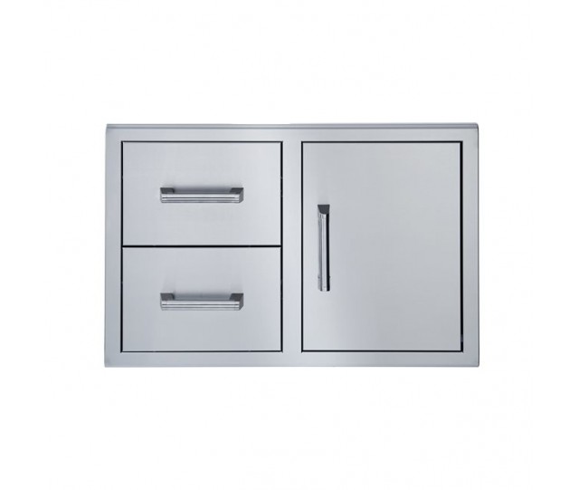 Broilmaster 34-inch Single Door with Double Drawer