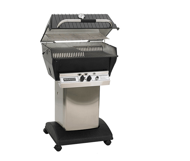 Broilmaster P3X Portable Premium Gas Grill w/ Charmaster Briquets | 1-Burner