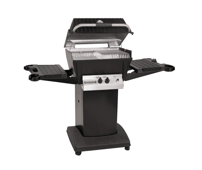 Broilmaster P4X Portable Premium Gas Grill w/ Charmaster Briquets | 1-Burner