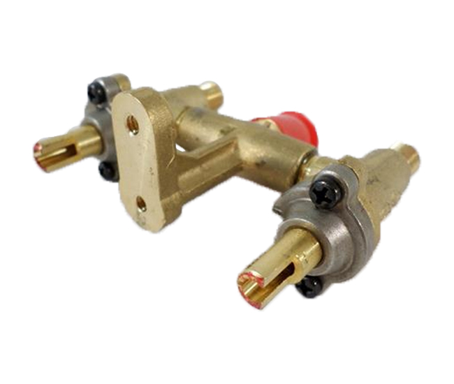 Broilmaster Twin Valve Assembly (LP) for P3, P4, D3 and D4 Grills