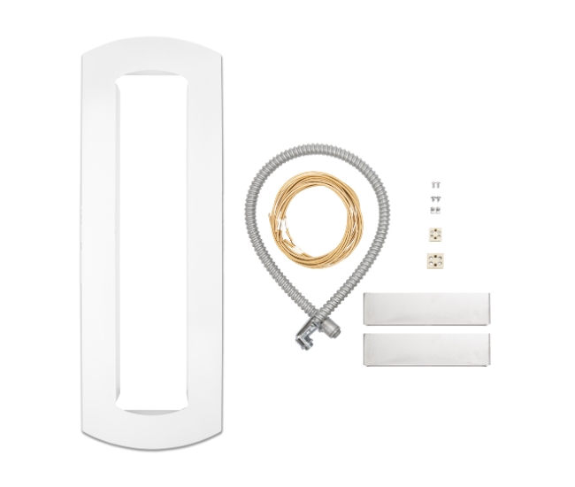 Bromic Tungsten Electric Ceiling Recess Kit 2000W-4000W in White