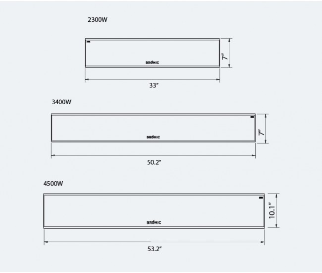 Bromic Platinum Smart-Heat 2300W Radiant Electric Heater