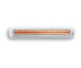 Bromic Tungsten Smart-Heat 56-inch 6000W 277V White Electric Patio Heater