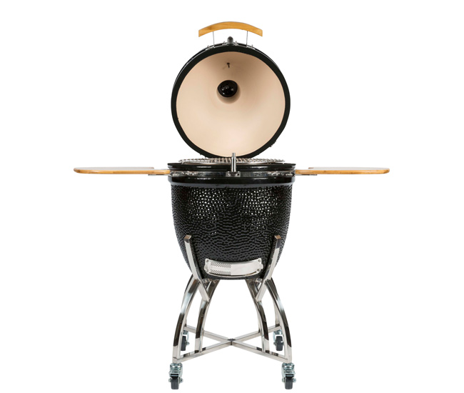 Coyote Asado Ceramic Kamado Grill on Cart 