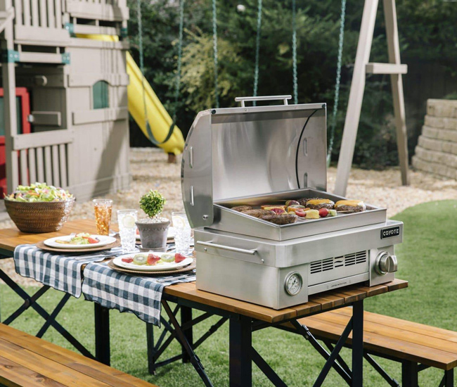 Coyote Tabletop 25-inch Grill | 1-Burner