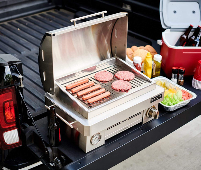Coyote Tabletop 25-inch Grill | 1-Burner