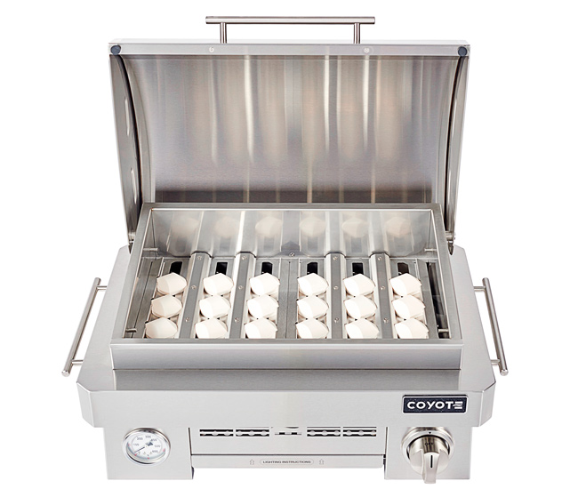 Coyote Tabletop 25-inch Grill | 1-Burner