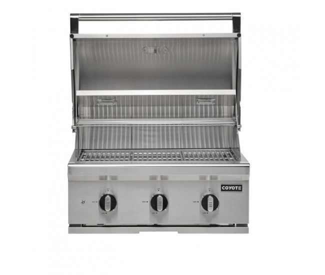 Coyote 30-inch C-Series Built-In Gas Grill | 3-Burner
