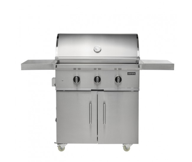 Coyote 34-inch C-Series Portable Gas Grill | 3-Burner