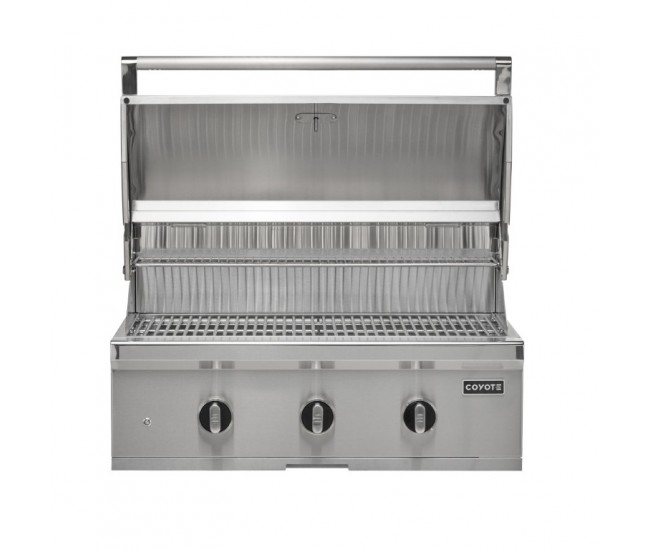 Coyote 34-inch C-Series Built-In Gas Grill | 3-Burner
