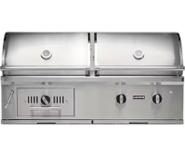 Coyote 50-inch Hybrid Built-In Grill | 2-Burner