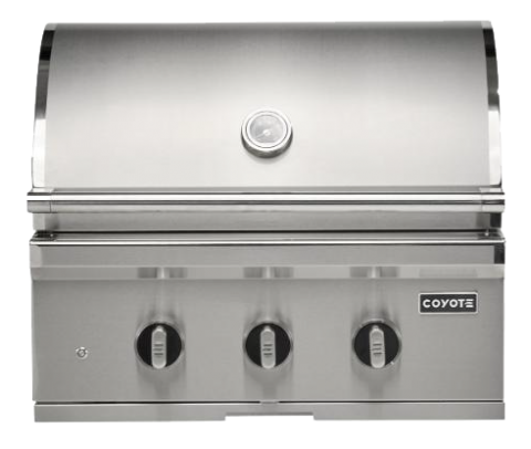 Coyote 30-inch SL-Series Built-In Gas Grill | 2-Burner