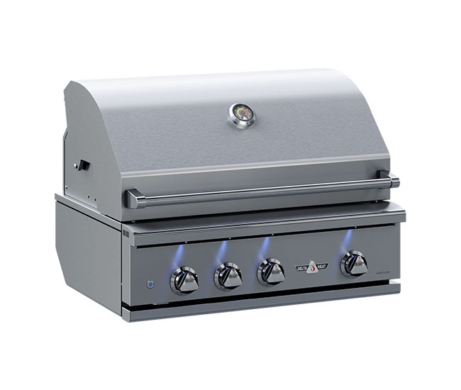 Delta Heat 32-inch Built-In Gas Grill | 3-Burner