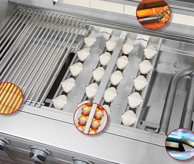 Delta Heat 32-inch Built-In Gas Grill | 3-Burner