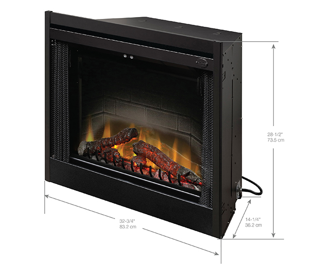 Dimplex 33-inch Deluxe Built-In Electric Firebox