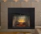 Dimplex Revillusion 30-inch Built-In Firebox with Glass Pane and Plug Kit, Weathered Concrete (RBF30WCG)