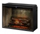 Dimplex Revillusion 36-inch Built-In Firebox with Glass Pane and Plug Kit, Weathered Concrete (RBF36WCG)