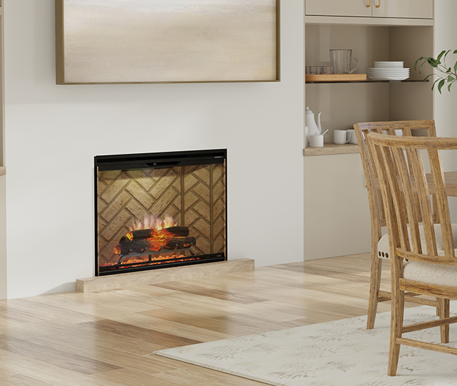 Dimplex Revillusion 24-inch Built-In Firebox, Herringbone