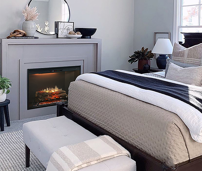 Dimplex Revillusion 36-inch Black Built-In Firebox