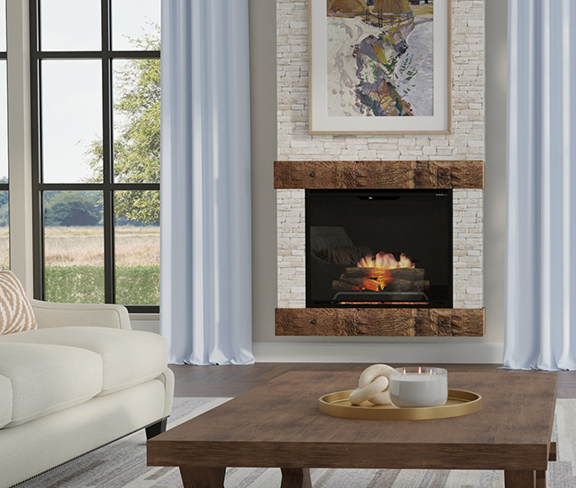 Dimplex Revillusion 36-inch Black Built-In Firebox