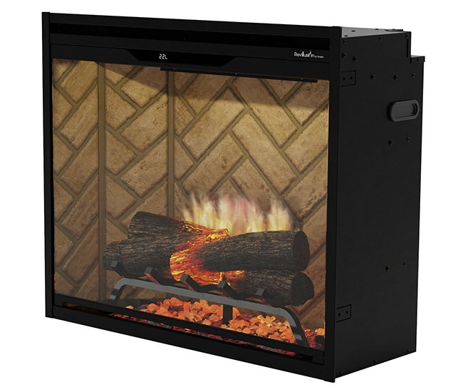 Dimplex Revillusion 30-inch Herringbone Built-In Firebox