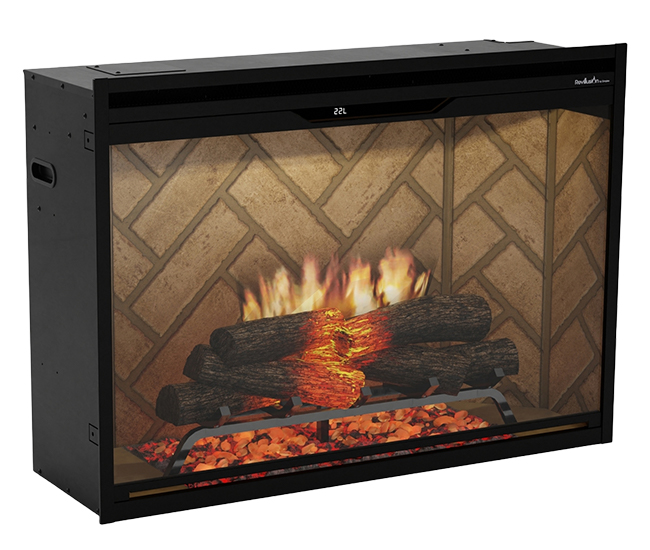 Dimplex Revillusion 36-inch Herringbone Built-In Firebox