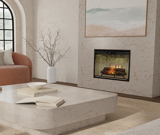 Dimplex Revillusion 42-inch Weathered Concrete Built-In Firebox