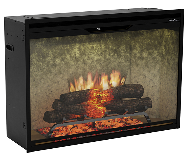 Dimplex Revillusion 36-inch Weathered Concrete Built-In Firebox