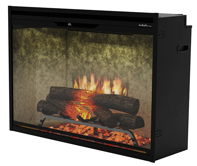 Dimplex Revillusion 36-inch Weathered Concrete Built-In Firebox