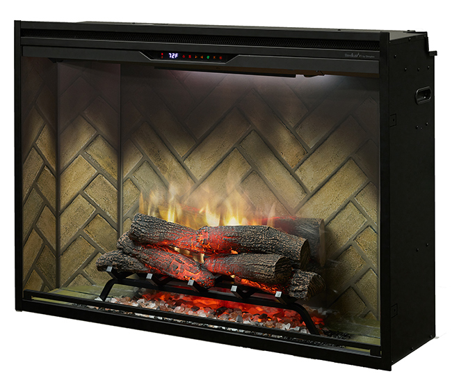 Dimplex Revillusion 42-inch Herringbone Built-In Firebox