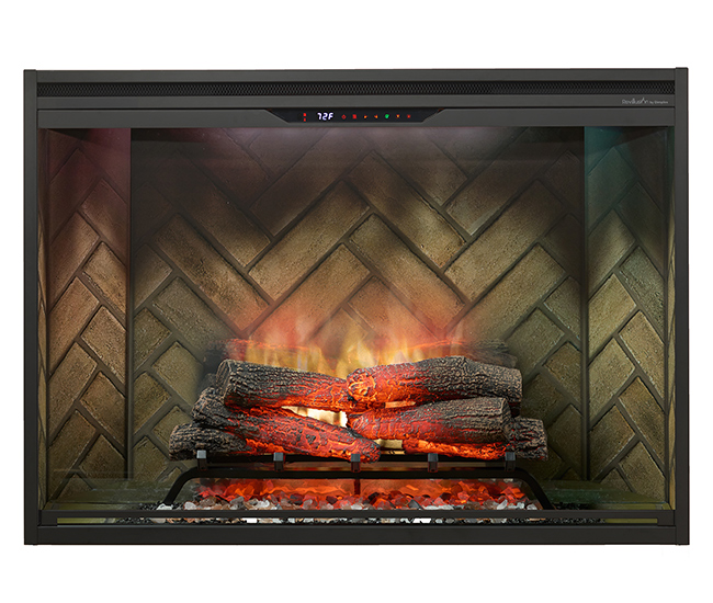 Dimplex Revillusion 42-inch Herringbone Built-In Firebox