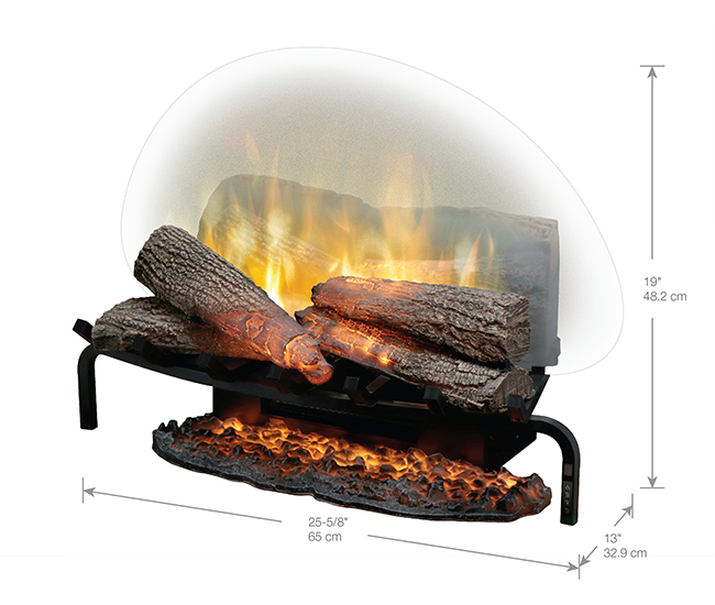 DISPLAY Dimplex Revillusion 25-inch Plug-In Log Set