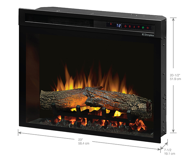 Dimplex Nova 23-inch Plug-in Electric Firebox with ReaLogs