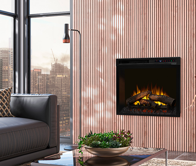 Dimplex Nova 28-inch Plug-in Electric Firebox with ReaLogs