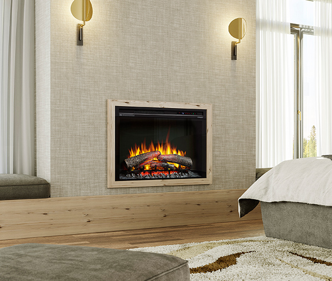 Dimplex Nova 33-inch Plug-in Electric Firebox with Logs