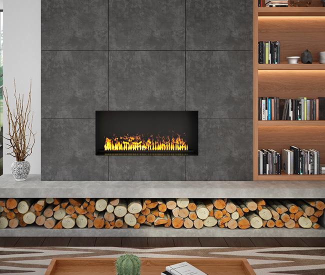 Dimplex 40-inch Opti-Myst Pro 1000 Built-In Electric Firebox with Heat