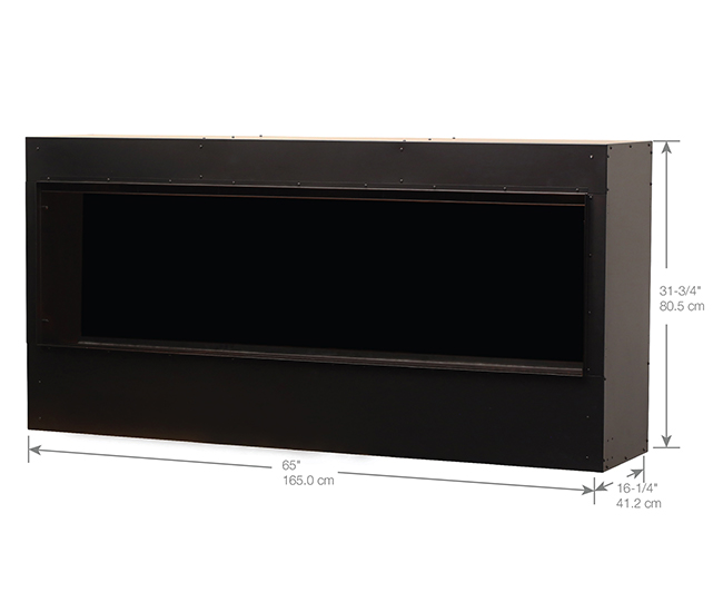 Dimplex 60-inch Opti-myst Pro 1500 Built-In Electric Firebox with Heat