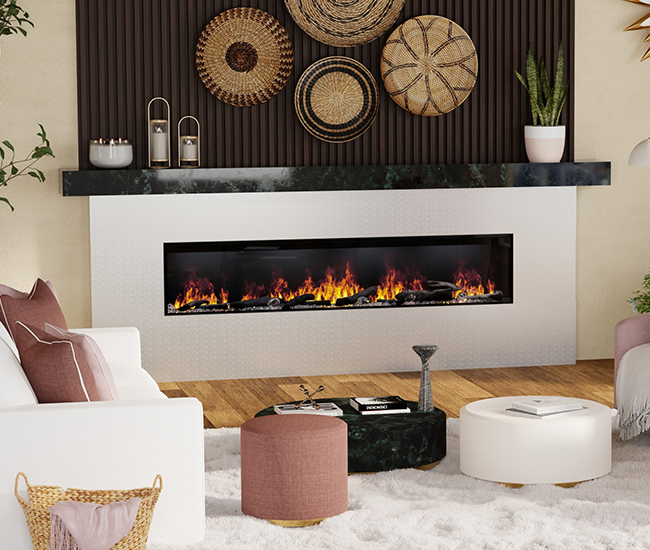 Dimplex Opti-Myst 86-inch Linear Built-In Electric Fireplace