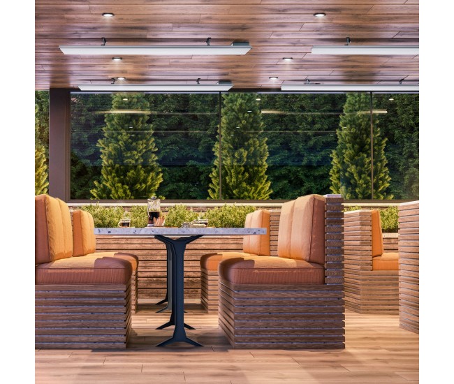 Dimplex DLW Series 3200W Outdoor/Indoor Radiant Heater, White