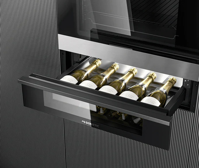 Dometic Built-In Wine Cooling Drawer with Glass Front