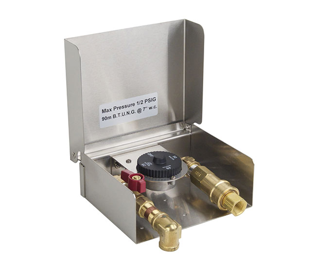 Fire Magic Gas Connection Box with 1-Hour Timer and Quick Disconnect