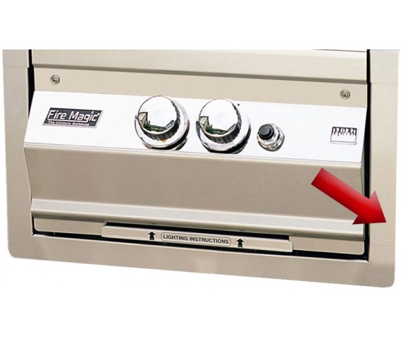 Fire Magic Power Burner and Built-In Double Sear Station Trim Kit
