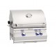 Fire Magic 24-inch Aurora Built-In Gas Grill with Rotisserie | 2 Burners