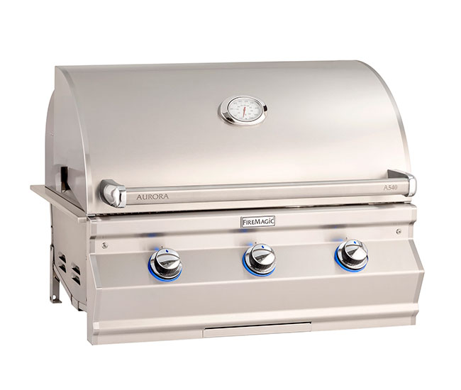 Fire Magic 30-inch Aurora Built-In Gas Grill | 2 Main Burners