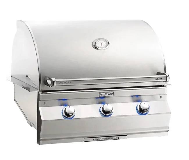 Fire Magic 34-inch Aurora A660i Built-In Grill | 3-Burner