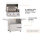 Fire Magic 30-inch Aurora A660 Portable Grill | 3-Burner