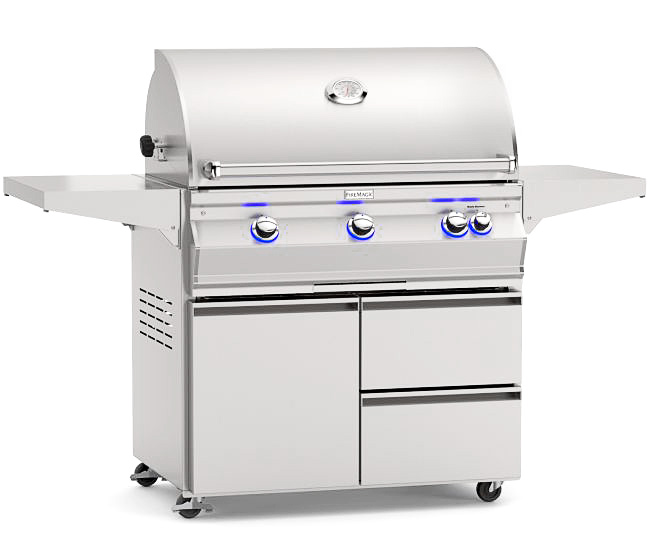 Fire Magic 36-inch Aurora A790i Portable Grill with Rotisserie | 3-Burner