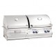 Fire Magic 46-inch Aurora A830i, Gas and Charcoal Combo Grill with Rotisserie | 2-Burner